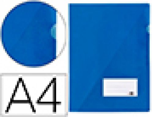 Bolsa dossier liderpapel din a4 polipropileno 180 microns azul translucido 20 folhas , Liderpapel , 42980 , 8423473429802